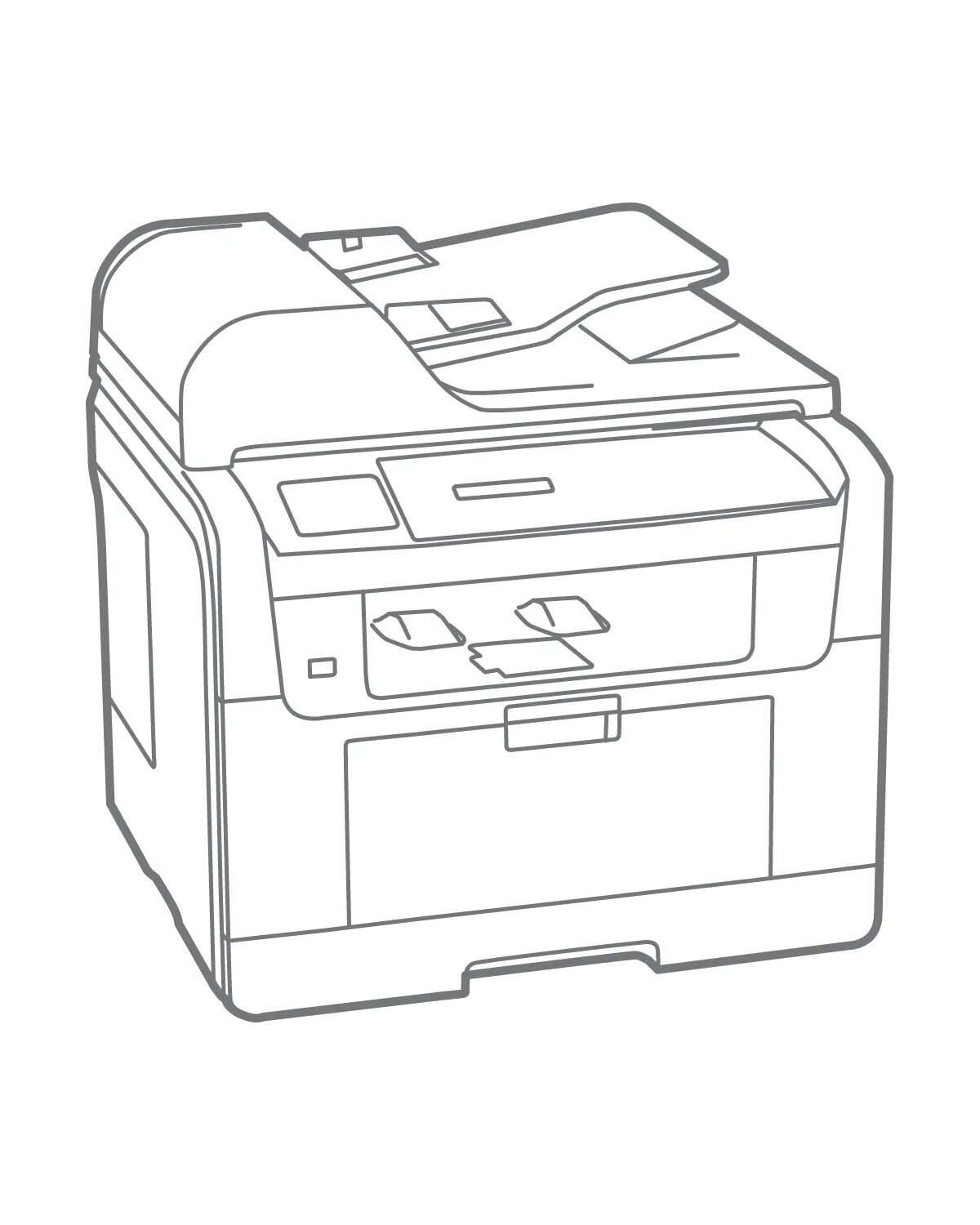 Печатать рисунки на принтер. Ксерокс принтер 560 чертеж вид спереди. Офисный принтер Xerox сбоку схема. Раскраска принтер. Принтер раскраска для детей.