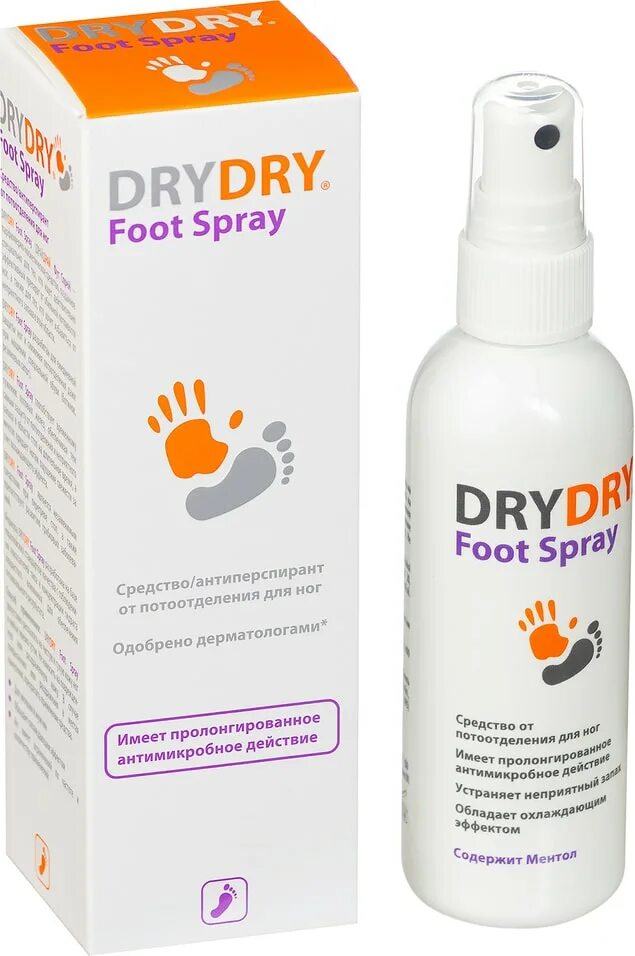 Dry Dry foot Spray. Средство от потоотделения для ног Dry Dry foot Spray, 100 мл. Драй-драй дезодорант спрей. Dry Dry дезодорант 100.