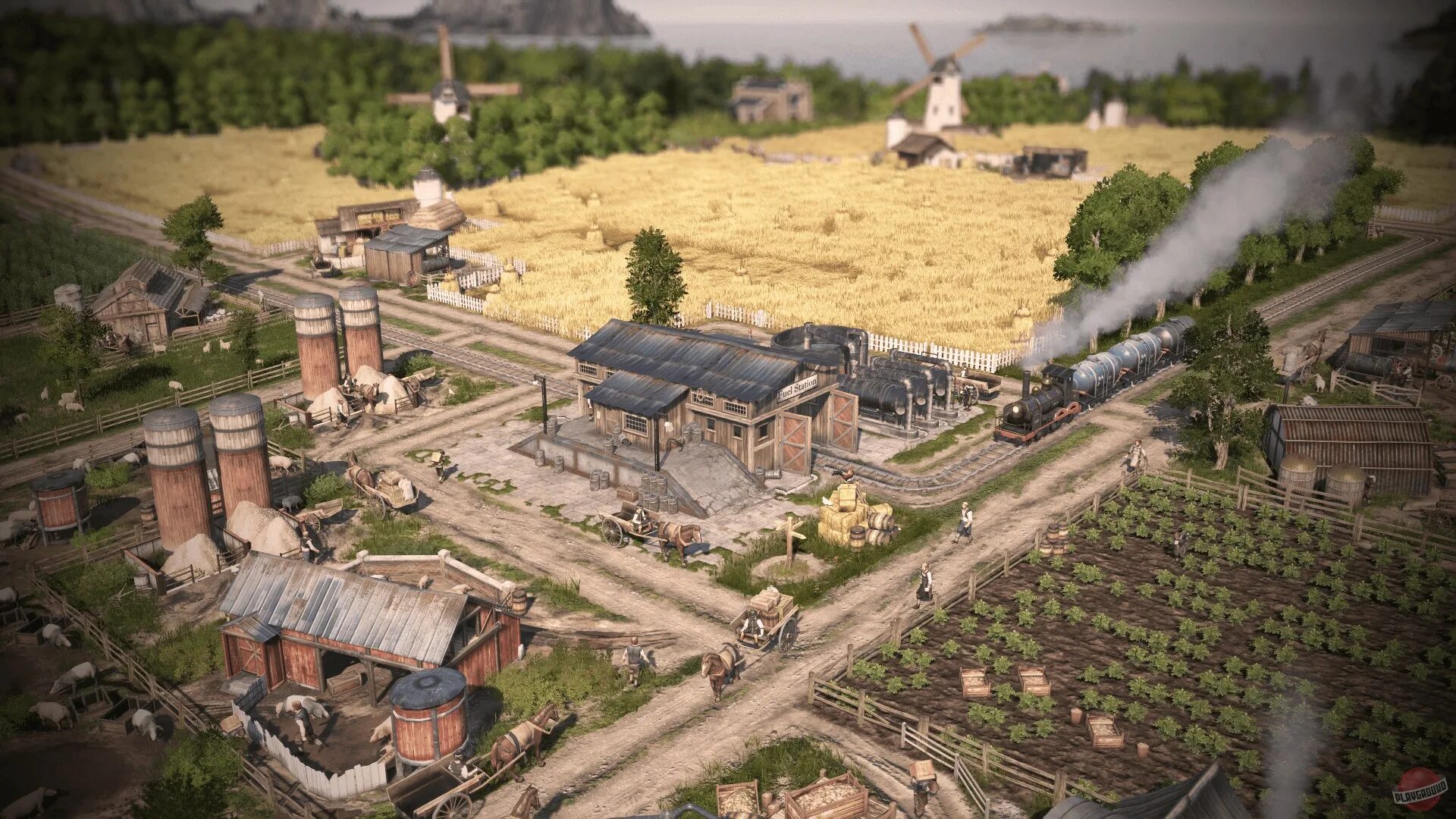 Anno 1800 игра. Анно 1800. Анно 1808. АНО 1800. Anno 1800 силосная башня.