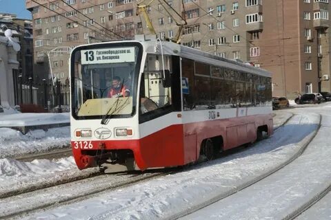 Новый трамвай в новосибирске фото