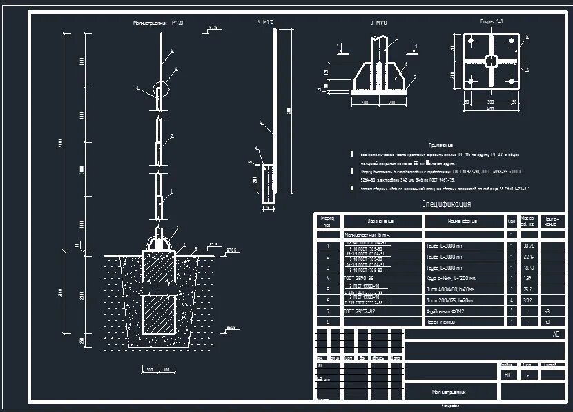 Чертеж молниеотвода мот25. Фундамент под молниеотвод 16 м проект. Молниеотвод МОГК-30 чертеж. Молниеотвод ГРПШ чертеж. Опоры молниеотводов