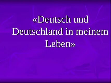 Deutsch und
