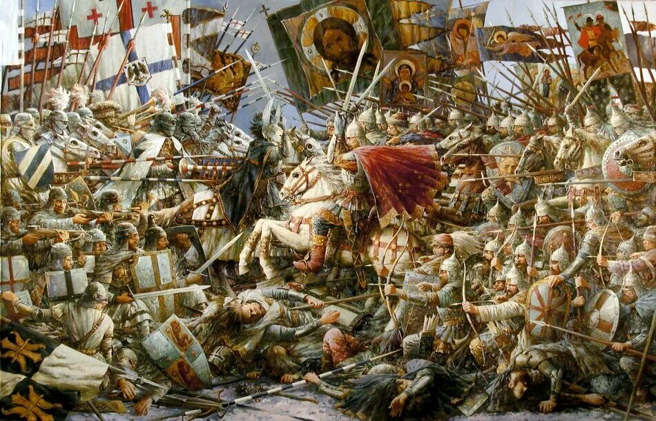 Крестовый поход против руси. Ледовое побоище 1242.