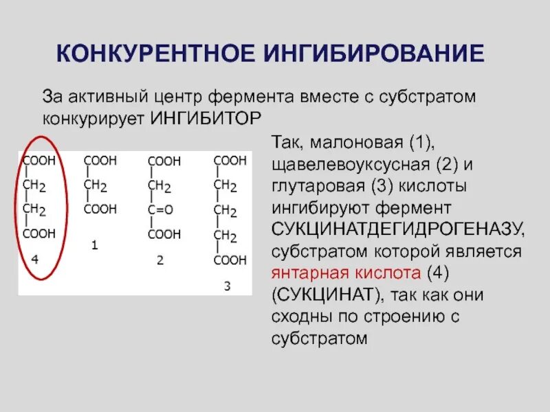Конкурентное обратимое ингибирование