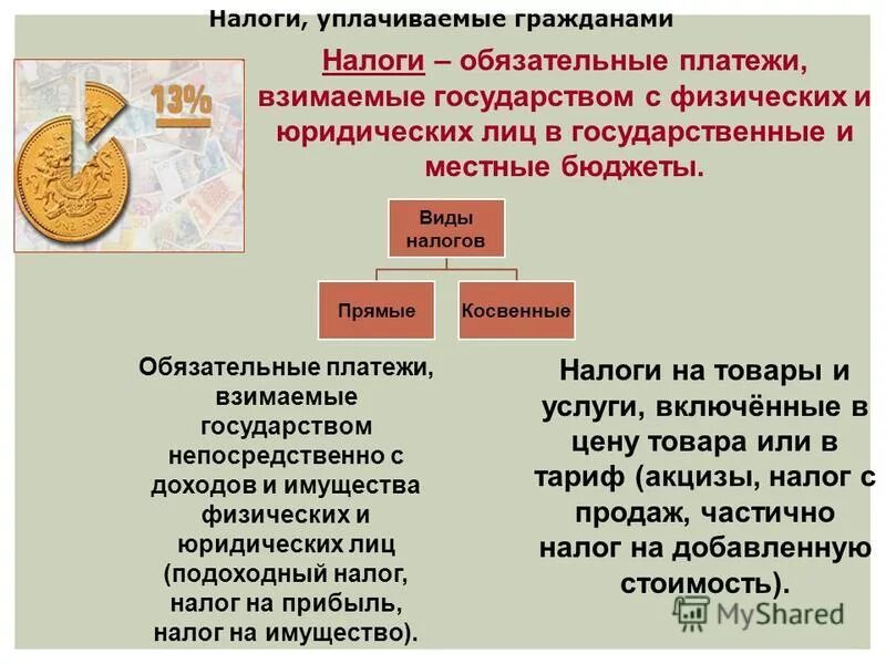 Налогообложение общество