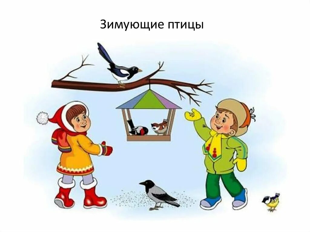 Занятие развитие речи зимующие птицы