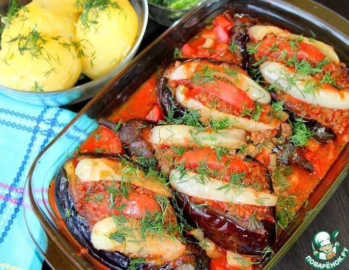 Приготовление баклажанов запеченных