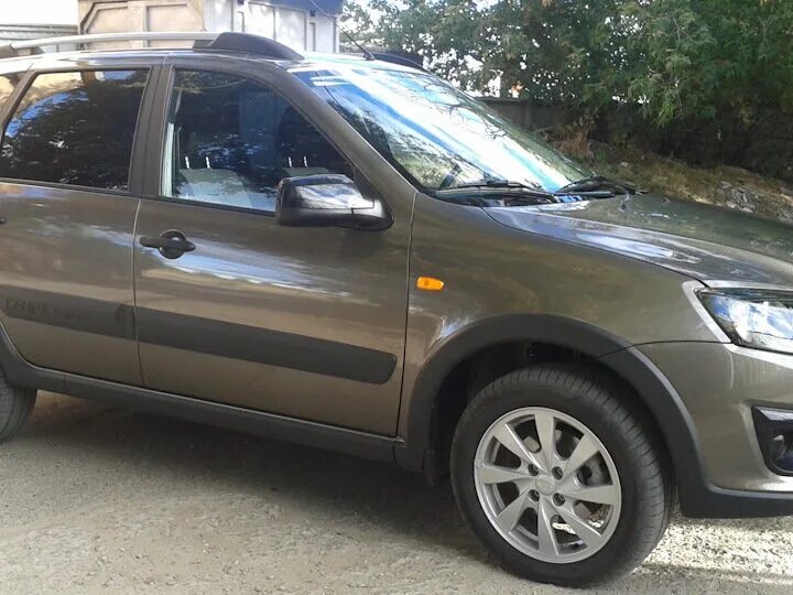 Немного зимних фото Lada Kalina Cross, 1,6 л, 2016 года фотография DRIVE2