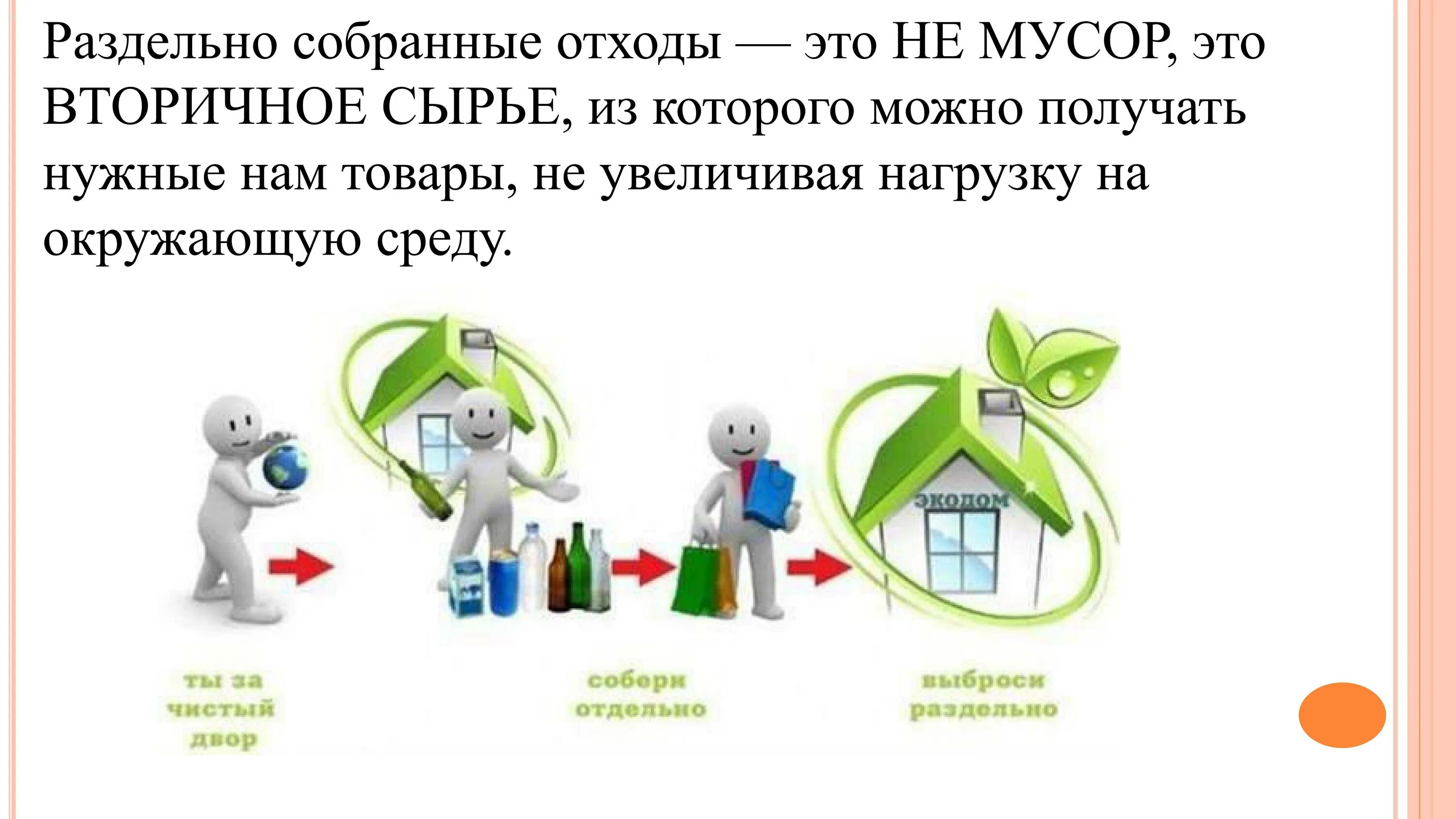 Сбор вторичных отходов. Отходы для презентации. Раздельно собранные отходы.