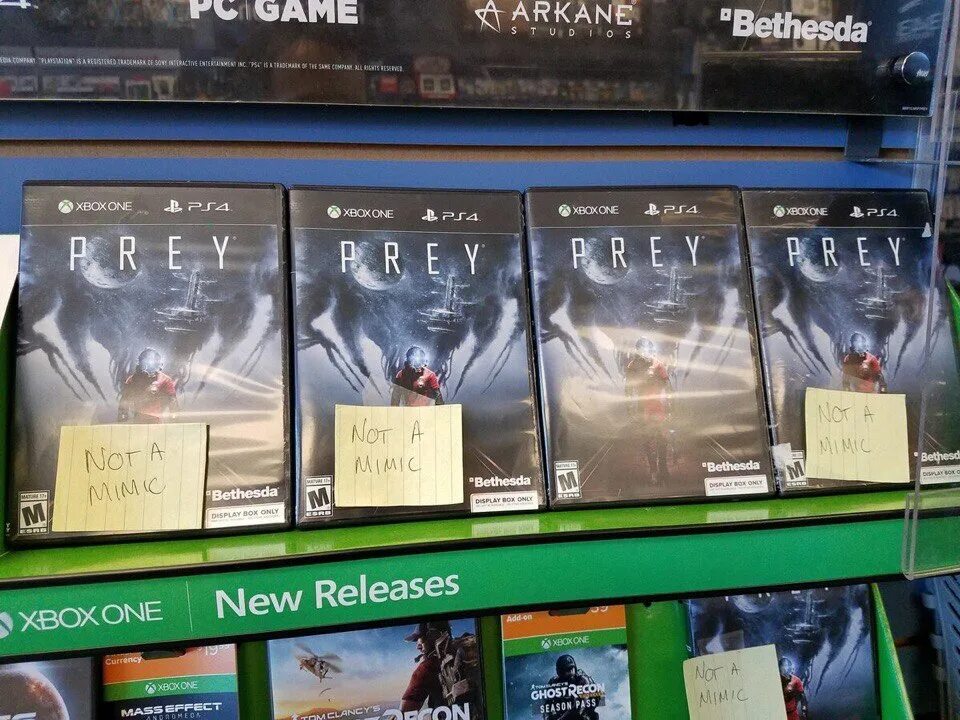 Does not have a release file. Prey мемы. мимик игра. not a mimic prey. мимик prey.