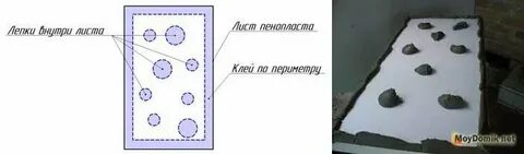 Как правильно клеить пенопласт видео