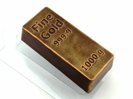 Форма золотого слитка