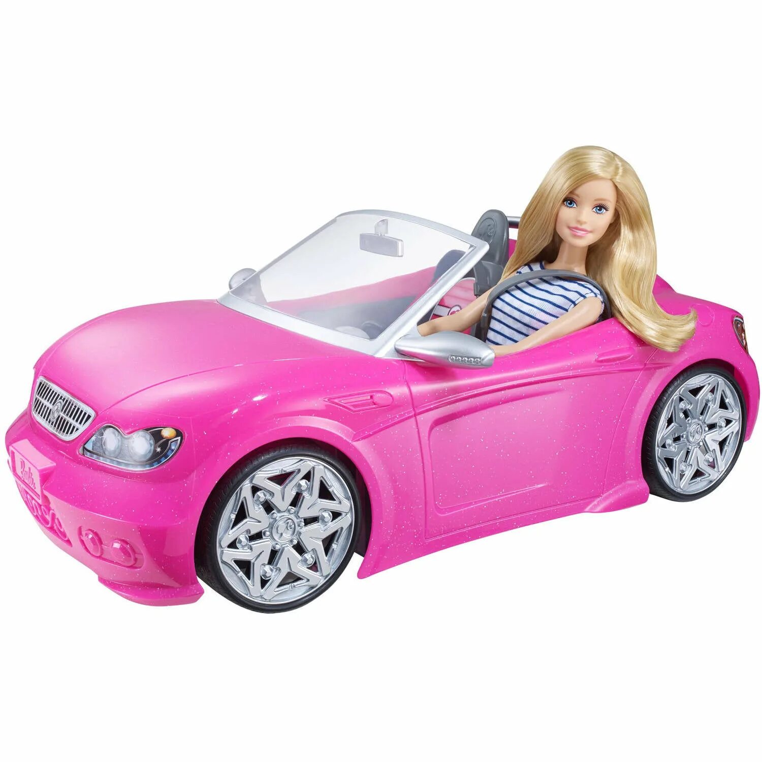 Набор Barbie гламурный кабриолет, djr55. Нордпласт кабриолет Барби. Розовая машинка игрушка. Машинка кабриолет для кукол Барби + шарнирные куклы