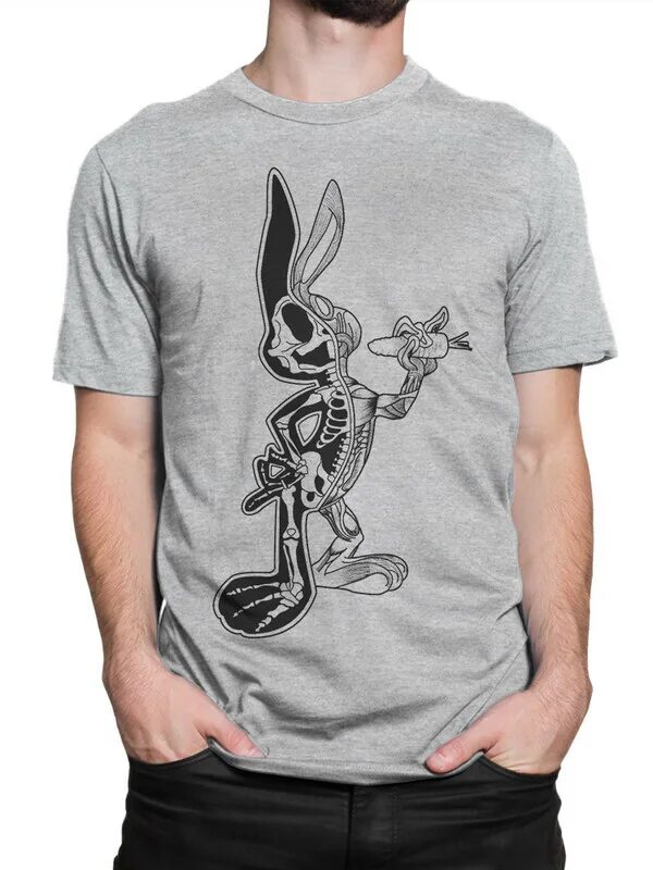 Мужчина кролик змея. Футболка с кроликом мужская. Футболки с анатомическим принтом. Майка с кроликом для мужчин. Принты анатомические на футболку.