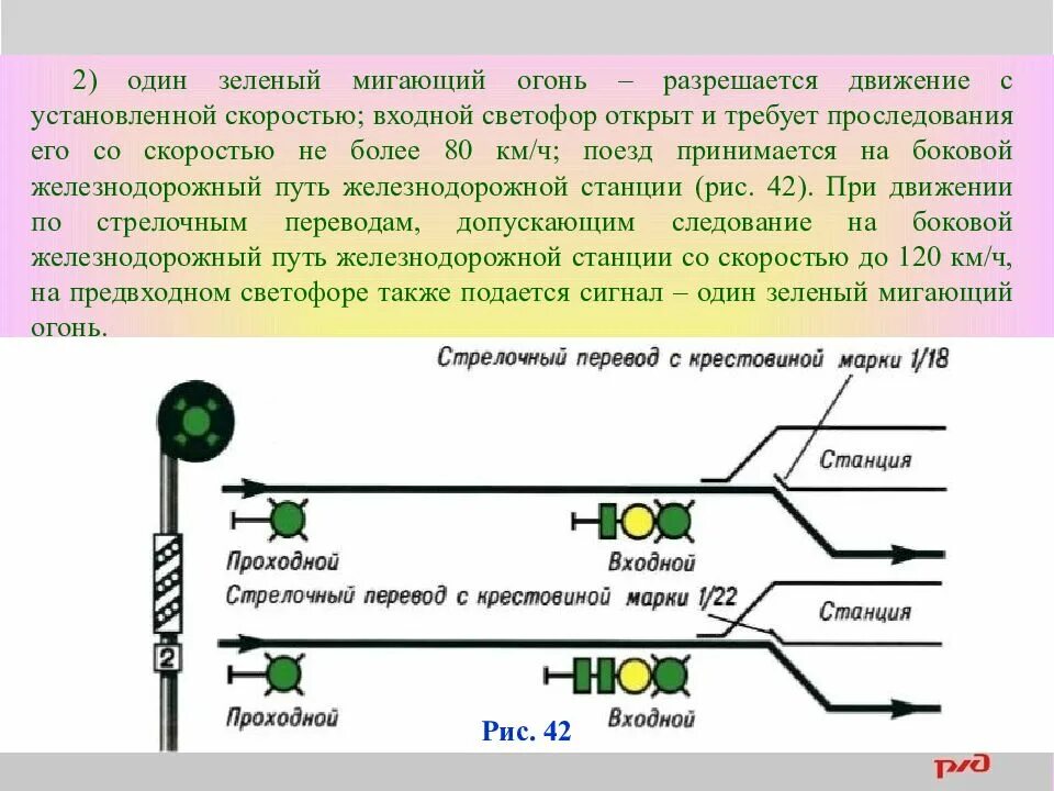 Входной светофор один зеленый огонь. Предвходной зеленый мигающий сигнал светофора ЖД. Зеленый мигающий входной светофор. Входной светофор на ЖД. Показания светофоров на жд