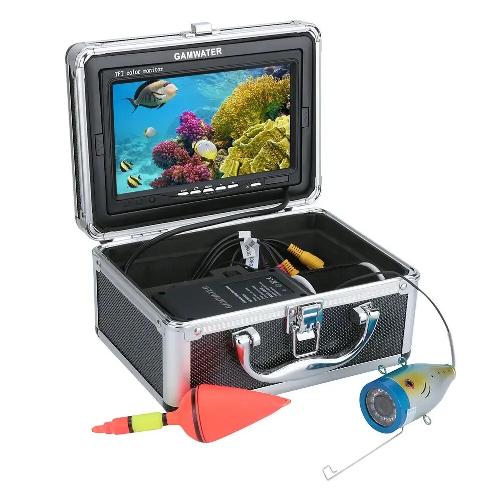 Сколько подводная камера. Подводная камера GAMWATER 1000tvl. Подводная камера для рыбалки, рыболовная камера 1000 ТВЛ,. Камера для рыбалки HD 1000 ТВЛ 15 М. Рыболовная подводная камера TFT Color.