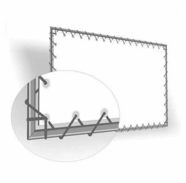 Крепление баннера. Настенный каркас для баннера. Крепление баннера на каркас. Как натянуть баннер. Монтаж баннера на каркас.