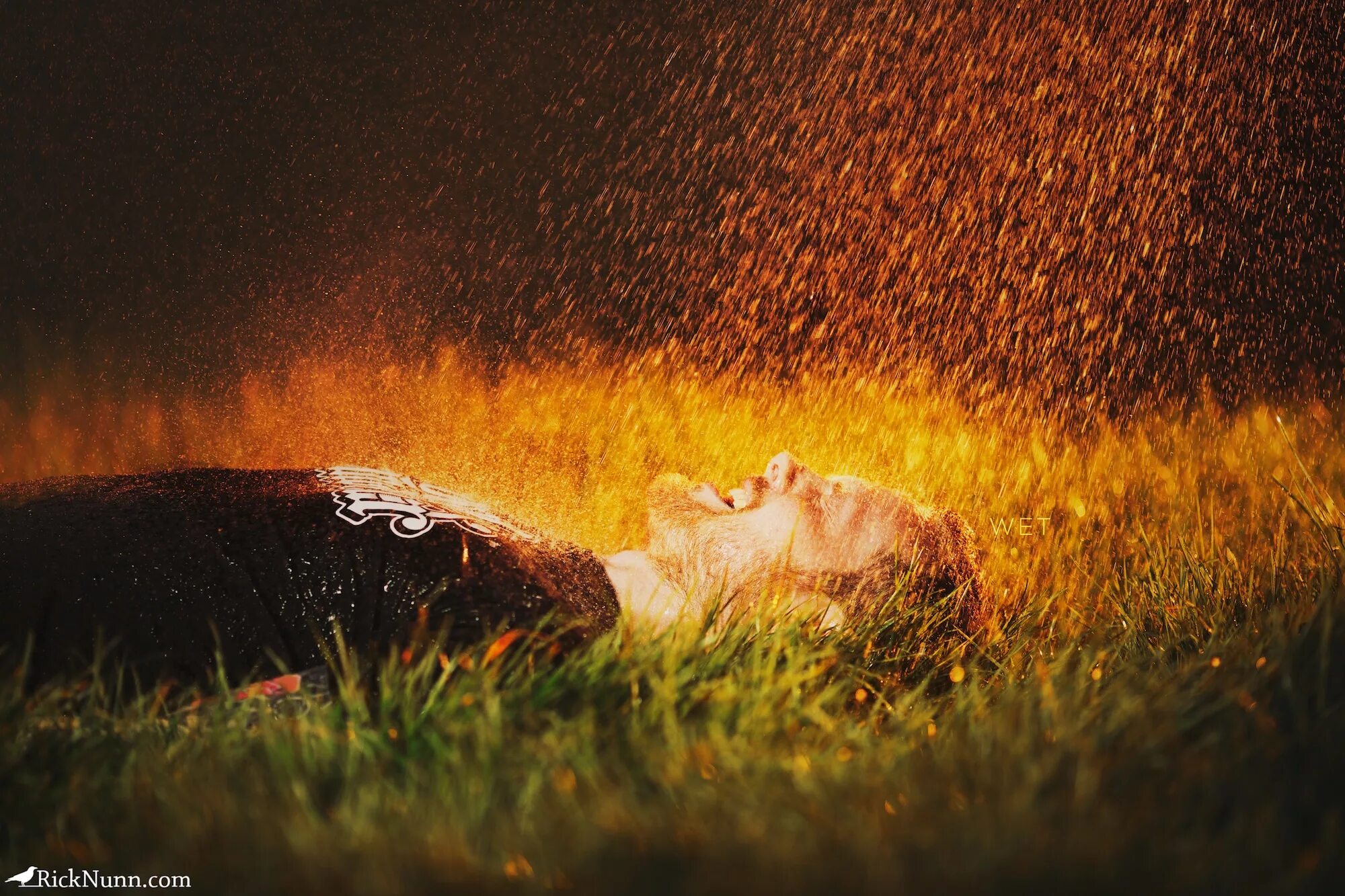 Лежать на траве в дождь. Лежать в траве под дождем. Фотограф мужчина под дождем в траве. Мужчина с фотоаппаратом под дождем в траве.
