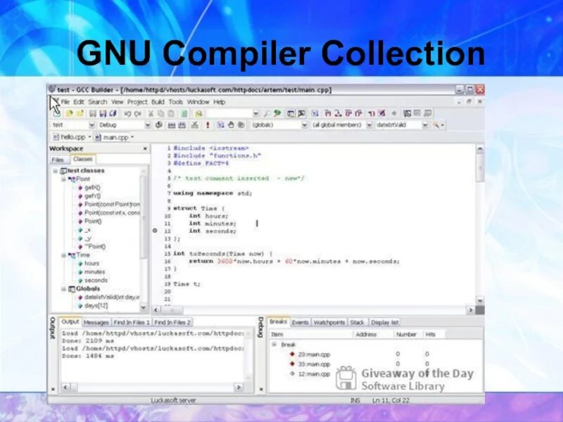Gcc compile