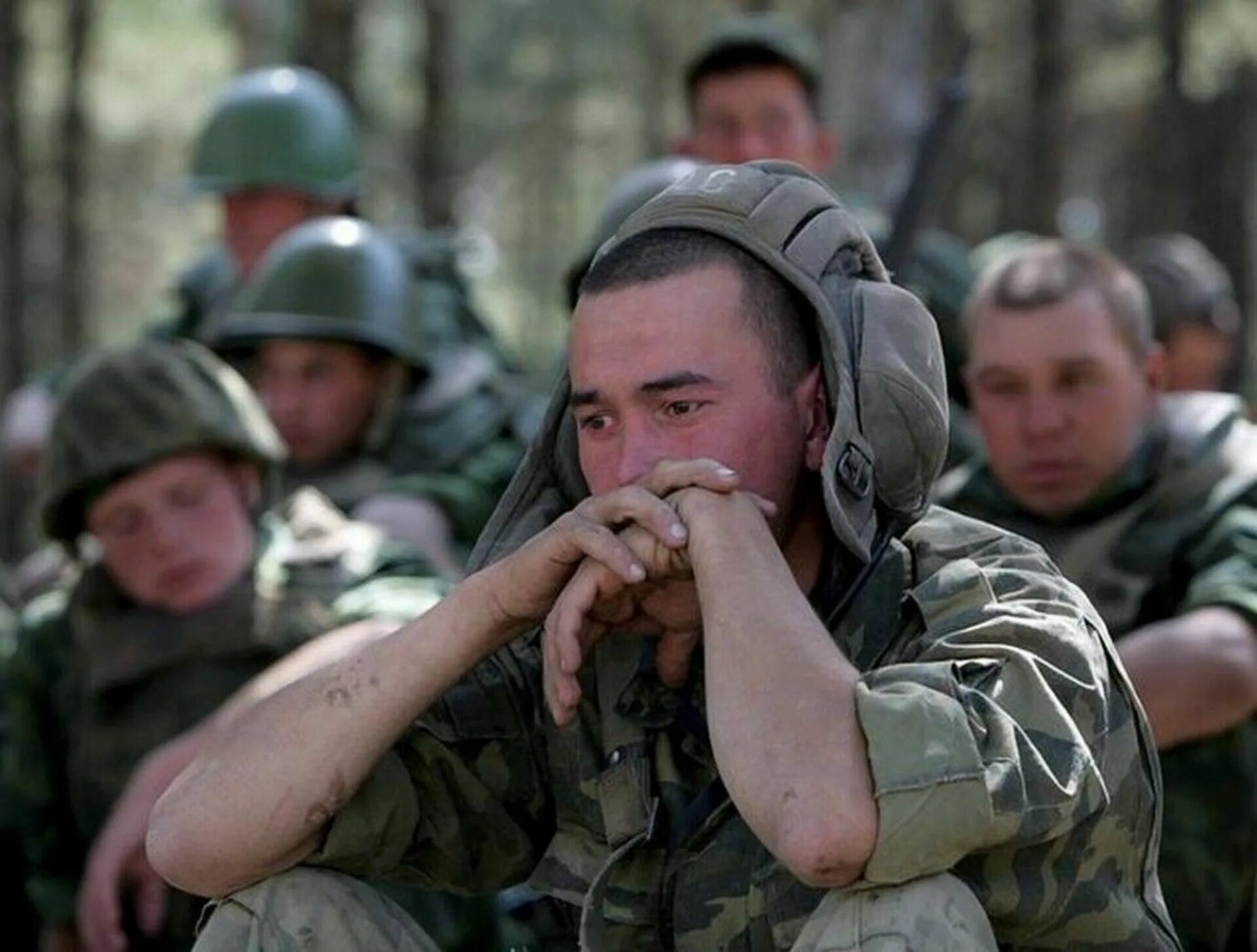 Грустный солдат. Песни армейские сво