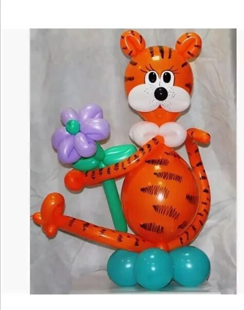 Тигр шаров. Фигуры из шаров. Тигр из воздушных шаров. Фигура тигра из шаров. Тигренок из воздушных шаров.
