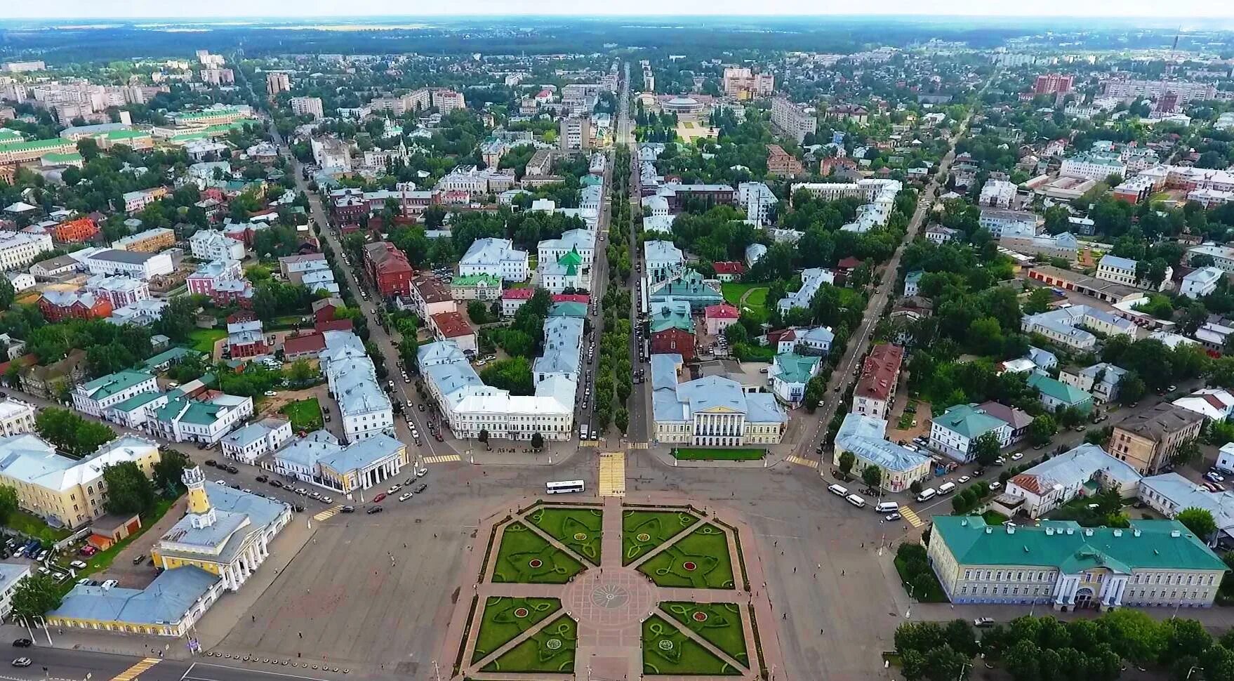 Улицы в виде веера город золотого кольца. Кострома площадь города. Городской округ город Кострома. Кострома Центральная площадь. Кострома центр вид сверху.