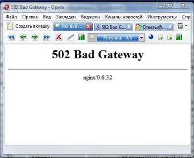 Bad gateway bitrix environment