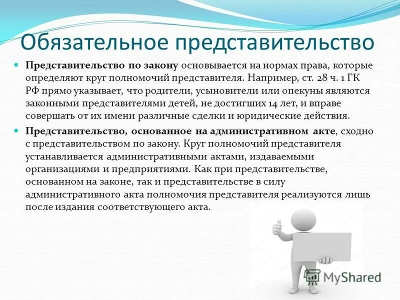 4 полномочия представителя