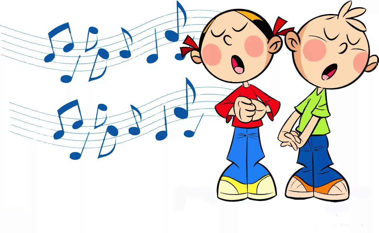Музыкальные уроки пения. Сольное пение. Дети поют. Музыкальный фон. Веселые нотки.