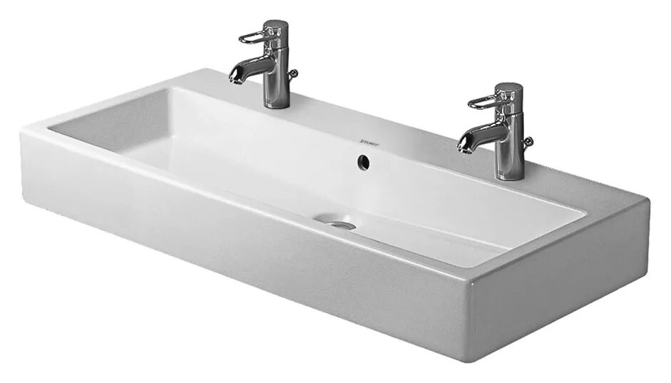 Раковина Duravit Vero 1000. Раковина 50 см Duravit Vero 045250. Duravit раковина двойная. Раковина Duravit Vero 0454100000 100 см. Раковина в ванную 100см