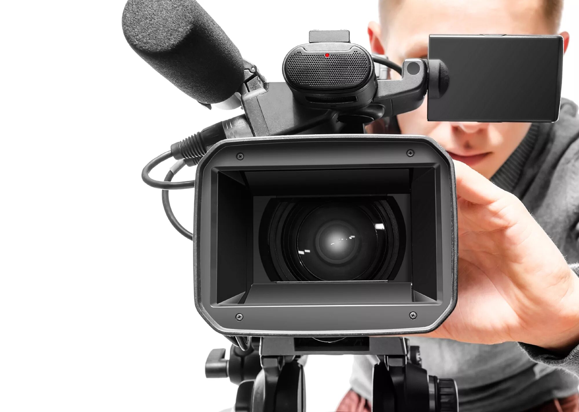 человек снимает на телефон. сделать видео отчет. видеосъёмка на смартфон.