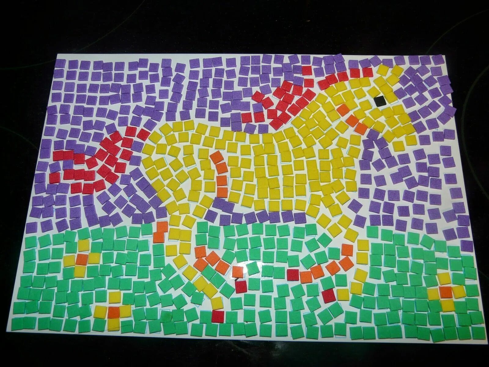 Мозаика простая. Бумажная мозаика для детей. Мозаика из цветной бумаги. Аппликация мозаика. Мозаичная аппликация.
