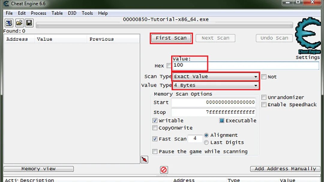 Add manually. Cheat engine. Value Cheat engine. Cheat engine 6.4.