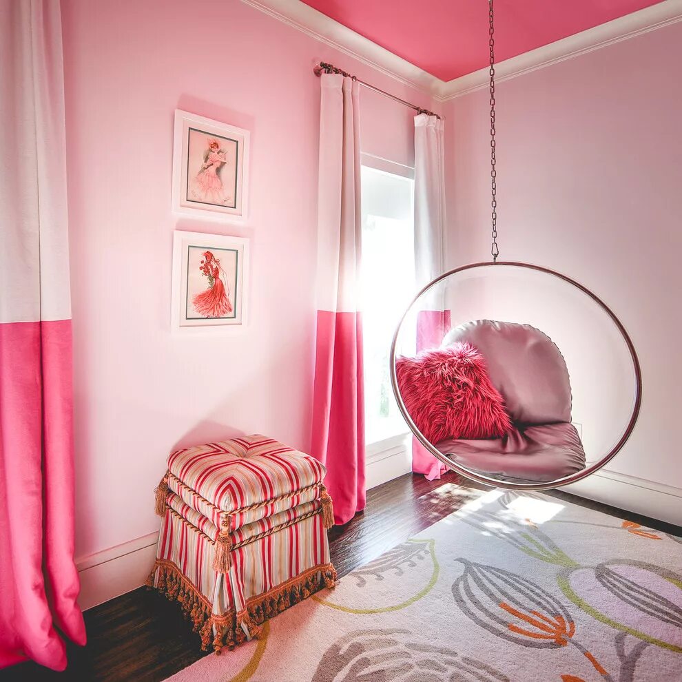 Розовый интерьер комнаты. Розовый цвет в интерьере. Комната с розовыми стенами. Розовые стены в спальне. Перекрашу квартиру в розовый