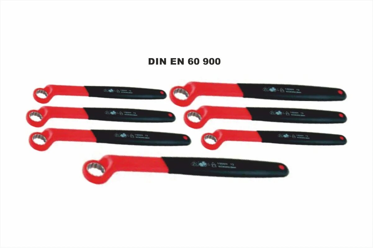 комплект ключей гаечных изолированных накидных до 1000в. ключ изолированный для сип. однорожковых ключей 5шт. ключ разводной диэлектрический "эксперт" 30 мм до 1000в (квт). Bahco 8072.