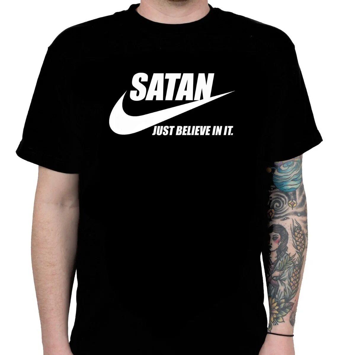 ". майка nike satan. Just believe me перевод. донт белив ми джаст вай. футболка satan nike.