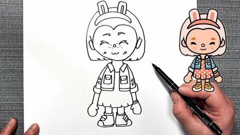 Как нарисовать токо бока