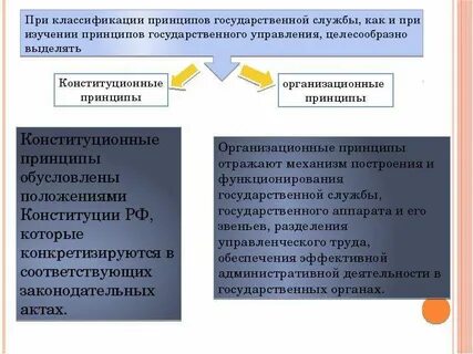 Принципы государственной гражданской