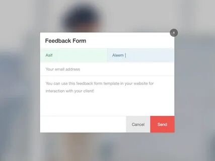 Feedback form