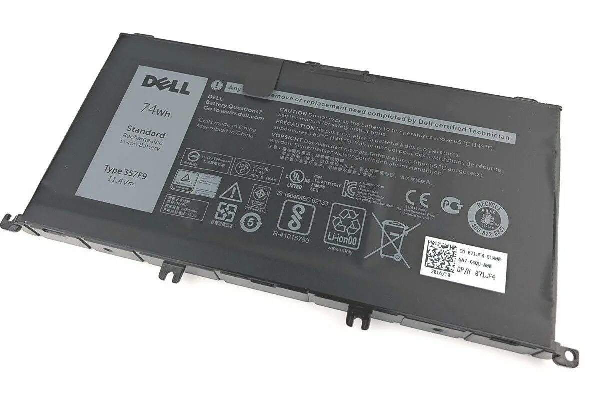 P72f001 dell батарея. Dell p65f(Type 357f9) аккумулятор. Dell p65 аккумулятор. P40f001 dell аккумулятор для dell.