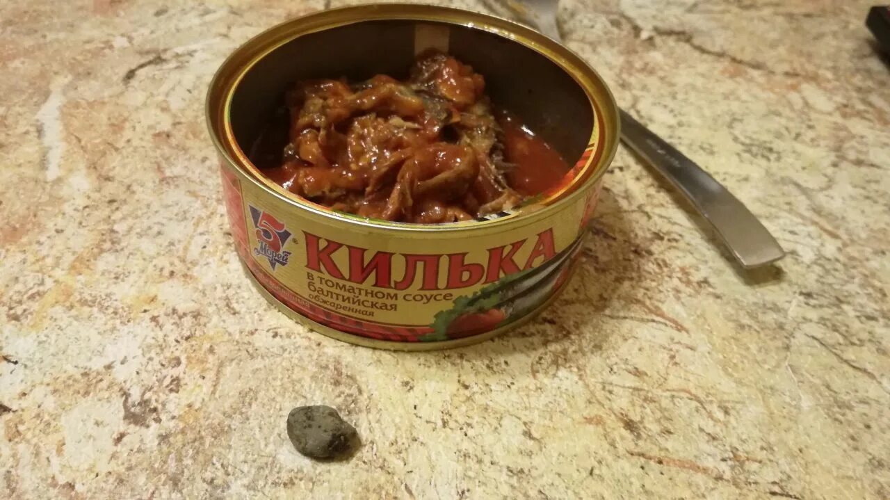 Килька в томатном соусе фото Отзыв о Килька Вкусные Консервы обжаренная в томатном соусе Больше никогда в мое