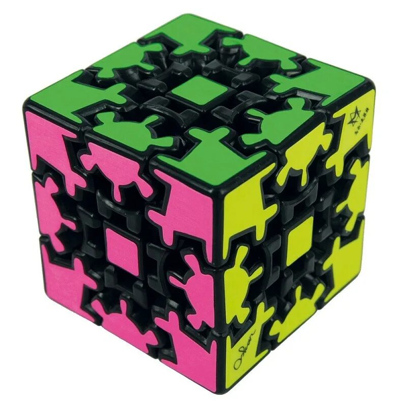 Шестеренчатый кубик Рубика 3х3. Головоломка Meffert's Gear Cube. Шестеренчатый кубик Рубика Cube Puzzle. Головоломка Meffert's Gear Cube XXL.