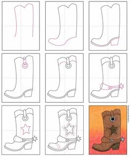 Рисование сапожки
