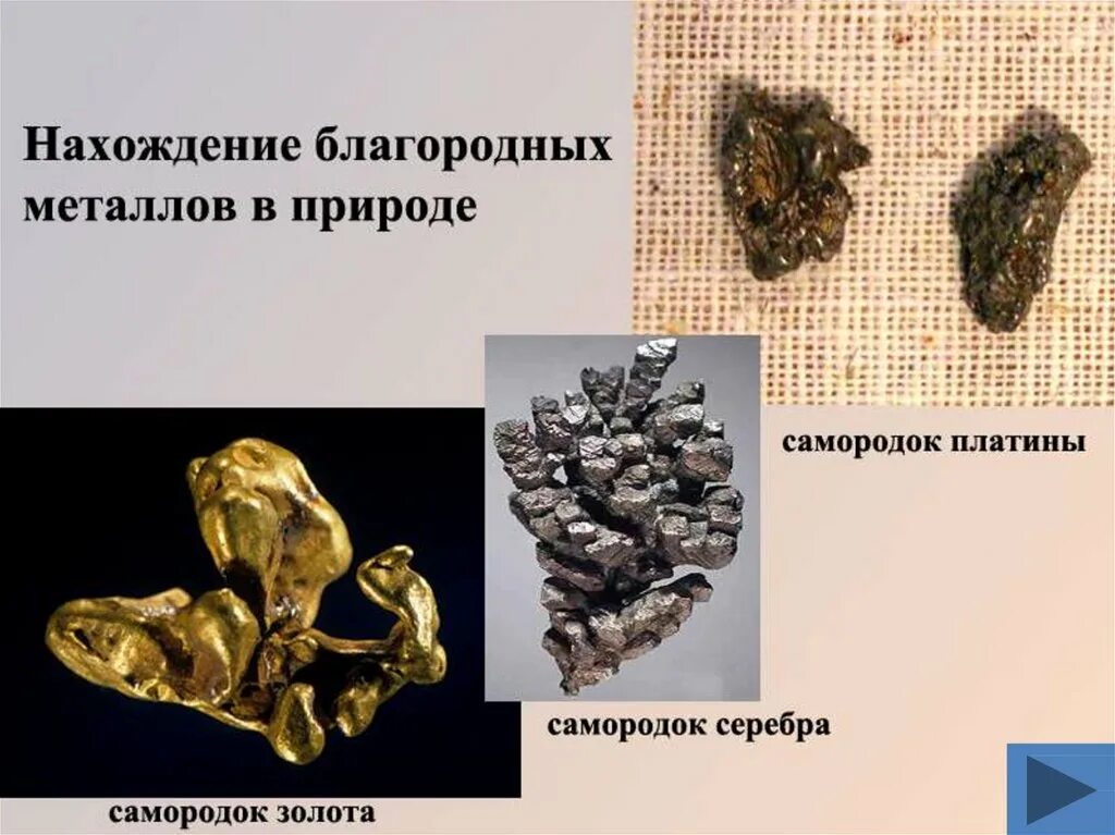 Какие металлы получают из самородных. Нахождение металлов в природе. металлы в природе. благородные металлы нахождение в природе. способы получения металлов в природе.