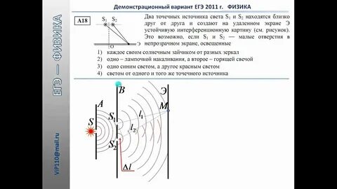 Егэ оптика