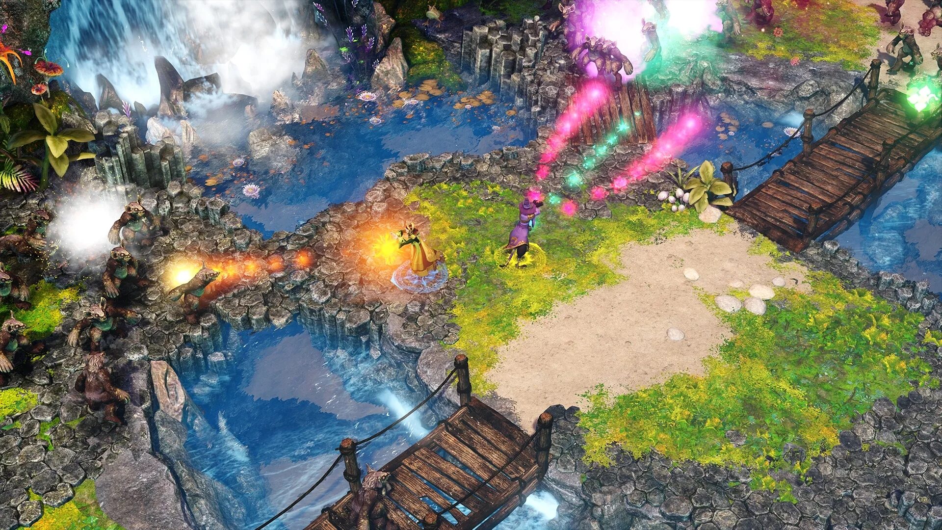 Nine Parchments игра. Nine Parchments Frozenbyte. Nine Parchments Скриншоты. Игры платформеры на ПС 4 на четверых игроков.