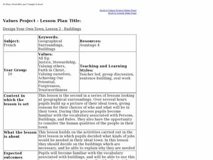 Lesson plan 6