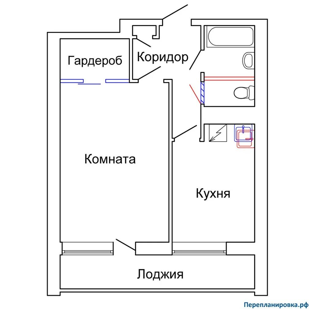 Проект перепланировки однокомнатной квартиры. Смежные и изолированные комнаты. Планировки квартир 1 комнатных схемы. Схемы 1 комнатных квартир. Чертеж однокомнатной квартиры.