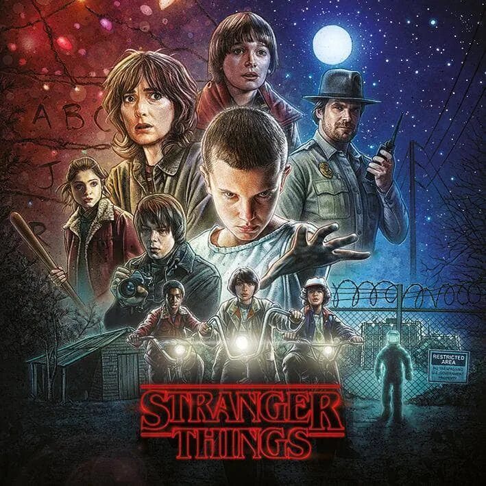 Stranger things Постер. Очень странные дела Бреннер и первый. Stranger things poster квадратный. Stranger things watch with subtitles