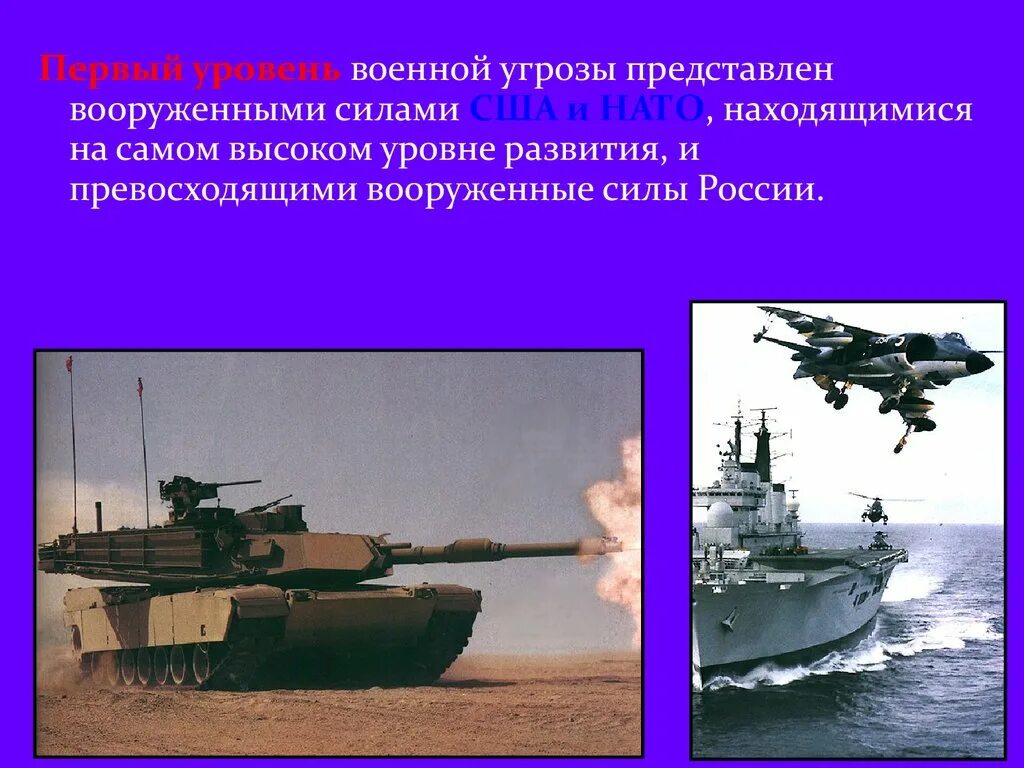 Военная угроза. Уровни военной угрозы. Характеристика современных войн. Военные опасности и угрозы.